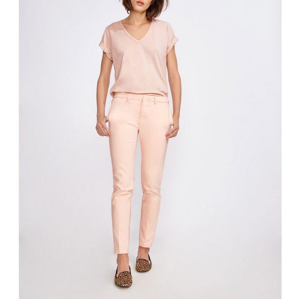 Lizzy Color Cigarette Trousers - Cloud Pink