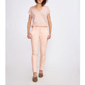 Lizzy Color Cigarette Trousers - Cloud Pink
