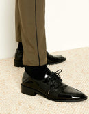 Pantalón color cigarrillo Lizzy - Ribetes caqui - Mujer