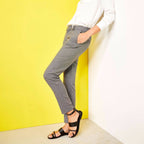 Pantalón cigarette Lizzy Fancy Black Mesh - Mujer