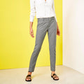 Pantalón cigarette Lizzy Fancy Black Mesh - Mujer