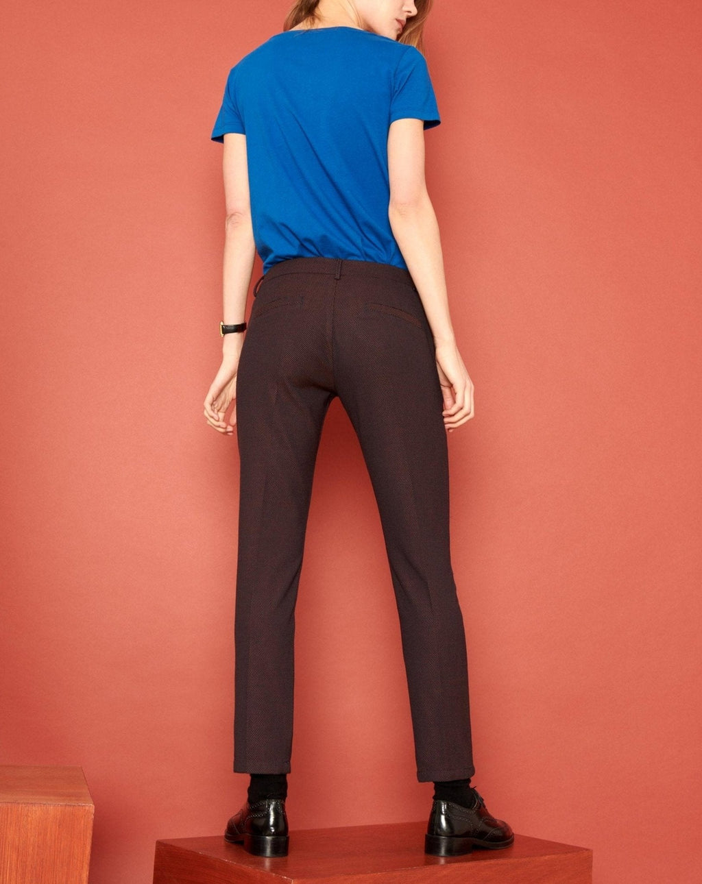 Pantalon Cigarette Lizzy Fancy - Copper Dots - Femme