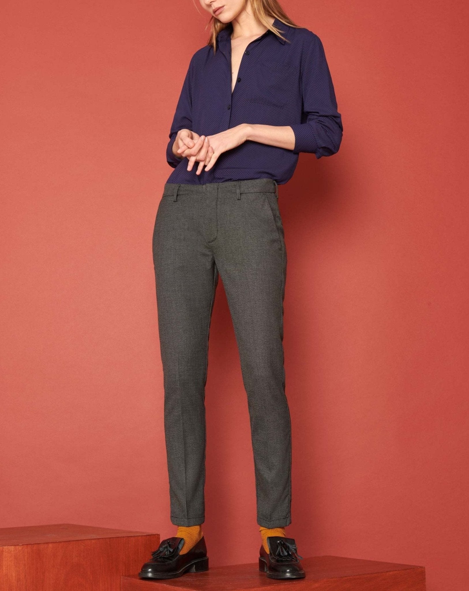 Pantalon Cigarette Lizzy Fancy - Fleck - Femme