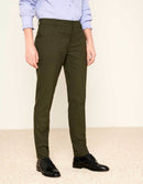 Pantalones pitillo en color verde baya de cigarrillo Lizzy Fancy - Mujer