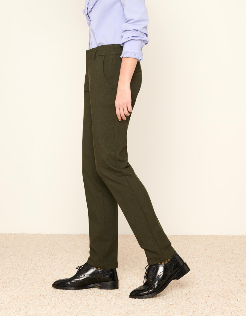 Pantalones Fancy Lizzy Cigarrillos - Verde Baya - Mujer