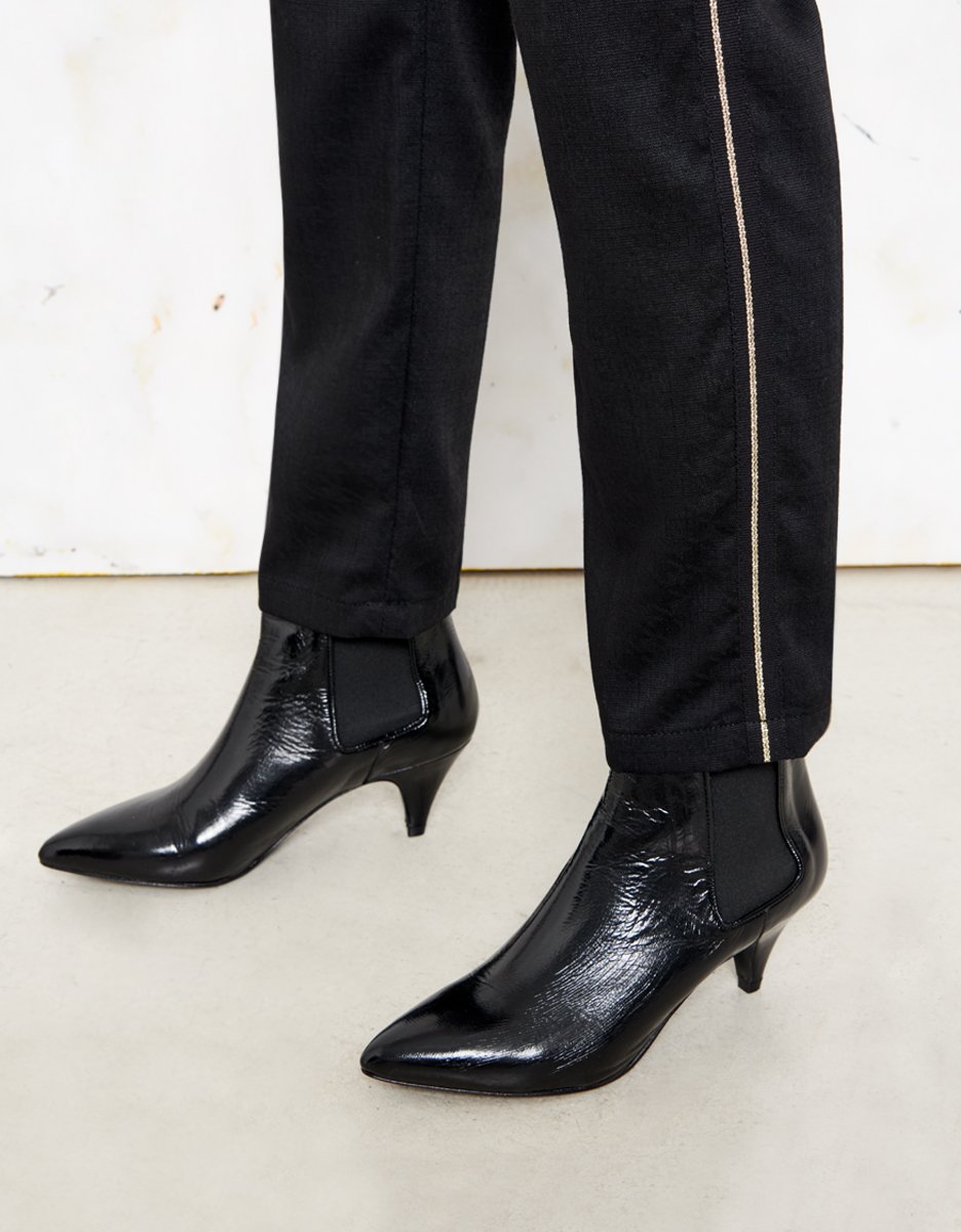 Lizzy Fancy Cigarette Trouser - Herring Black - Women