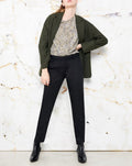 Lizzy Fancy Cigarette Trouser - Herring Black - Women