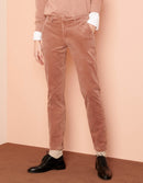 Pantalón de terciopelo Cigarrillo Lizzy - Rosa Viejo - Mujer