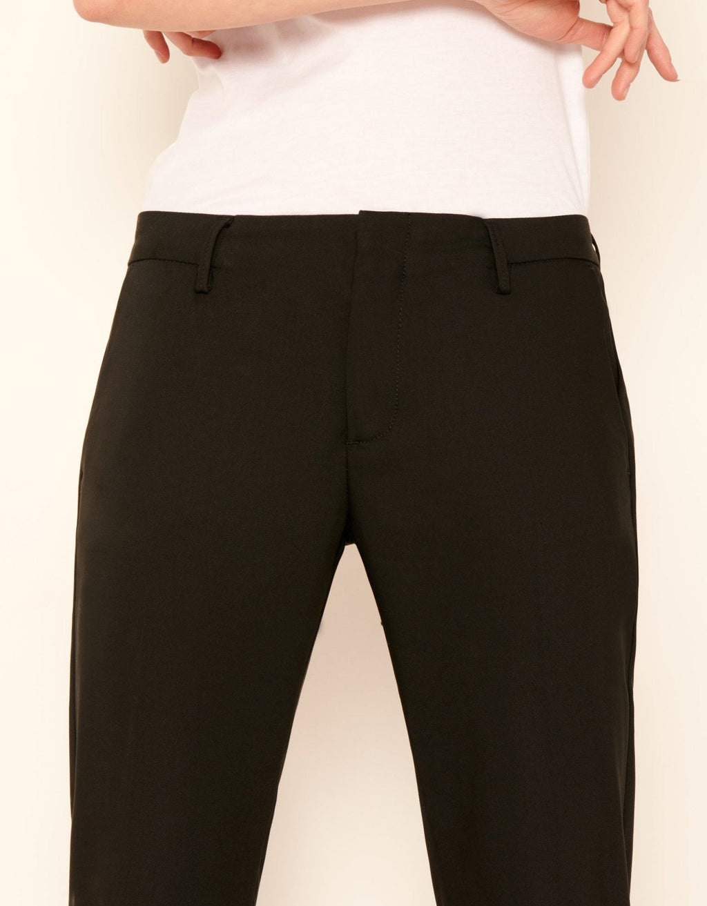 Lou Cigarette Trousers - Black - Women