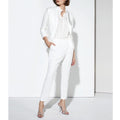 Pantalón Pitillo Luna Color - White - Mujer