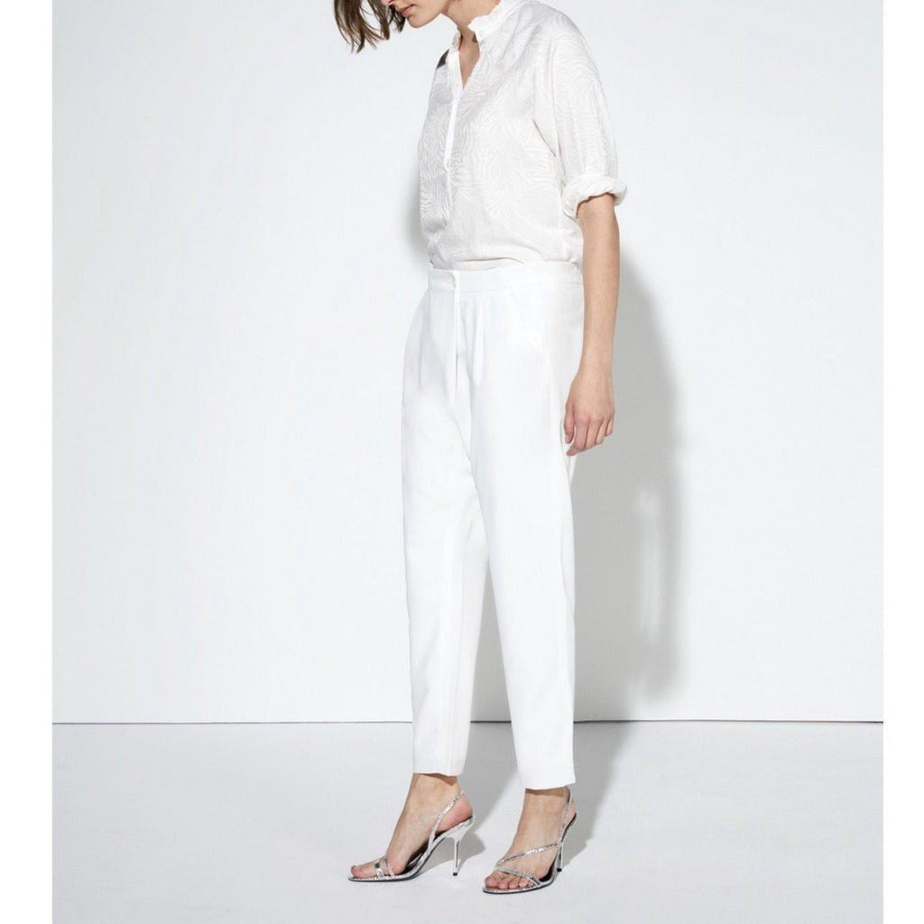 Pantalón Pitillo Luna Color - White - Mujer