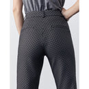 Reiko - Pantalón Laryfancy recortado recto tipo cigarrillo - Black Daisy - Mujer