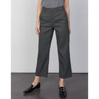 Reiko - Pantalon Cigarette Straight Cropped Laryfancy - Black Daisy - Femme
