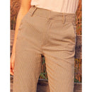 Pantalon Cigarette Liv Straight Cropped - Honeycomb - Femme