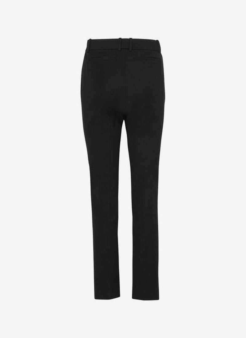 Joseph - Pantalon Coleman En Gabardine Stretch - Black - Femme