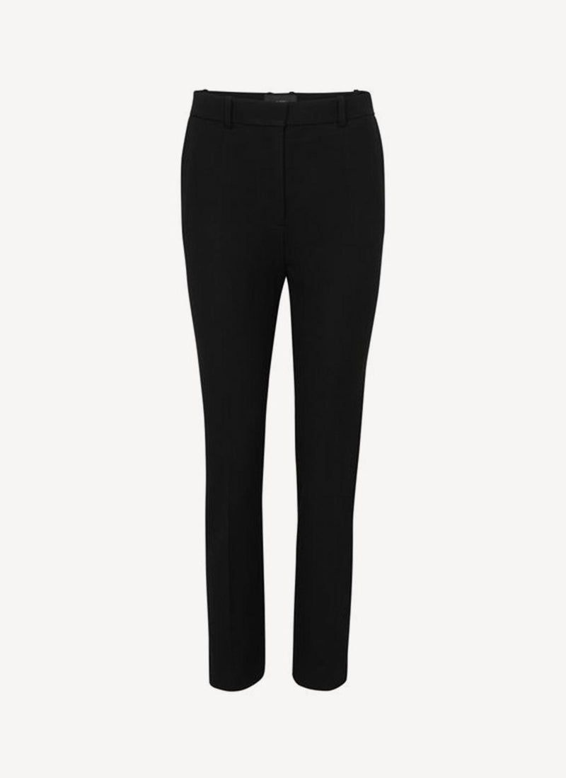 Joseph - Pantalon Coleman En Gabardine Stretch - Black - Femme