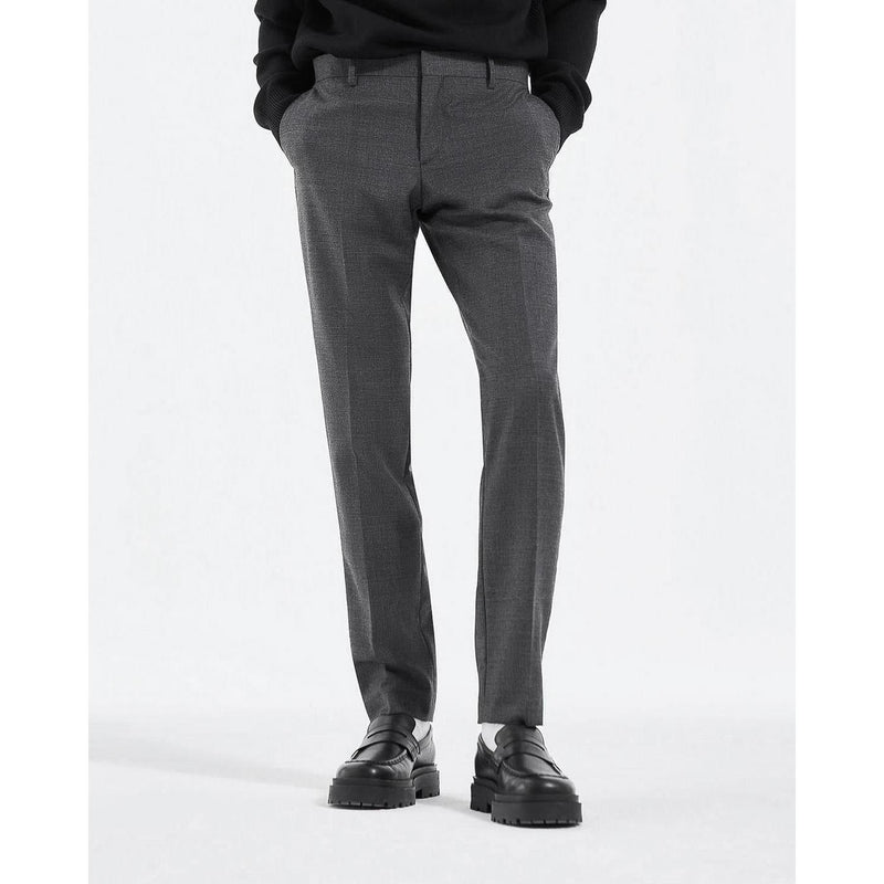 The Kooples - Pantalón De Traje Estampado Negro Y Gris - Hombre