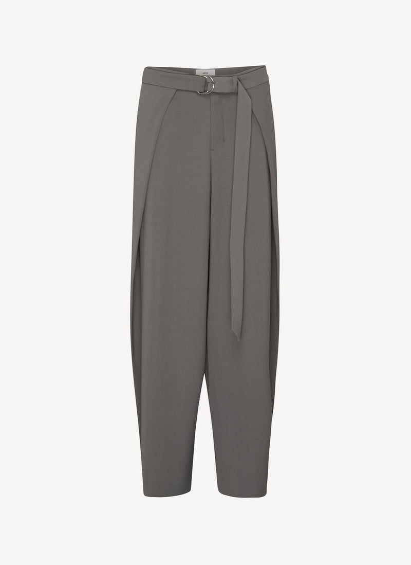 Ami - Pantalon Coupe Large - Grey - Homme