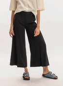 Karl Lagerfeld - Pantalon Culotte Fluide - Noir - Femme