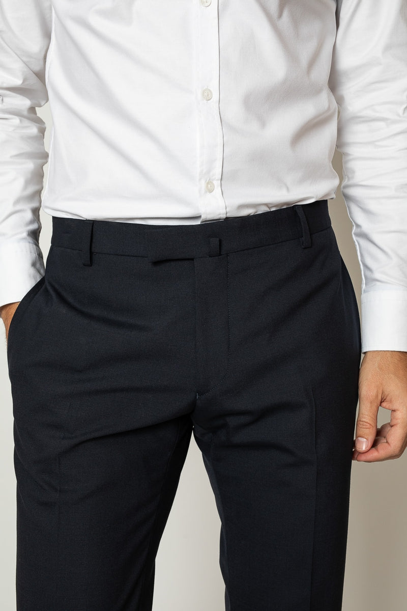 Pantalon De Costume Montaigne - Marine - Homme