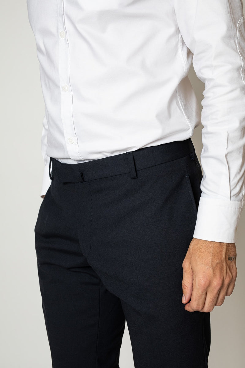 Pantalon De Costume Montaigne - Marine - Homme