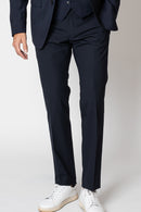 Pantalon De Costume Montaigne - Marine - Homme