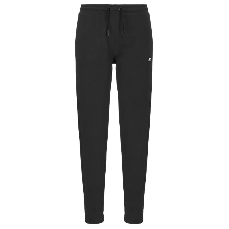 K-Way Ginevrette Fleece Peach Joggers - Black