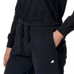 K-Way Ginevrette Fleece Peach Joggers - Black