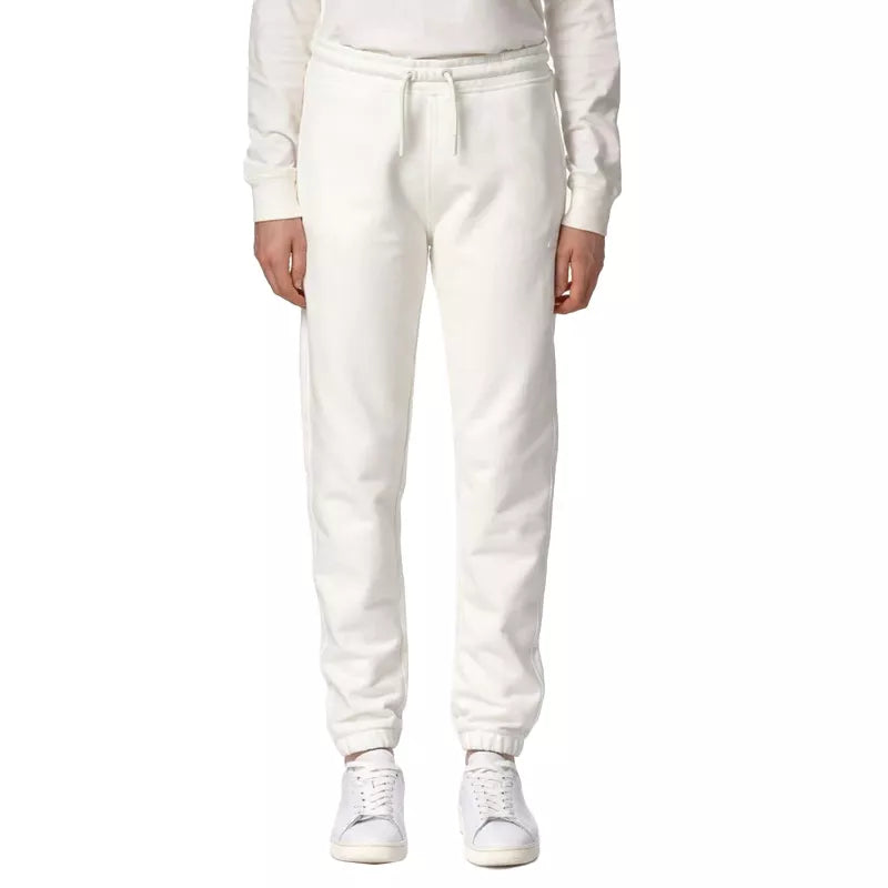 Pantalon De Survêtement K-Way Ginevrette Fleece Peach - Blanc