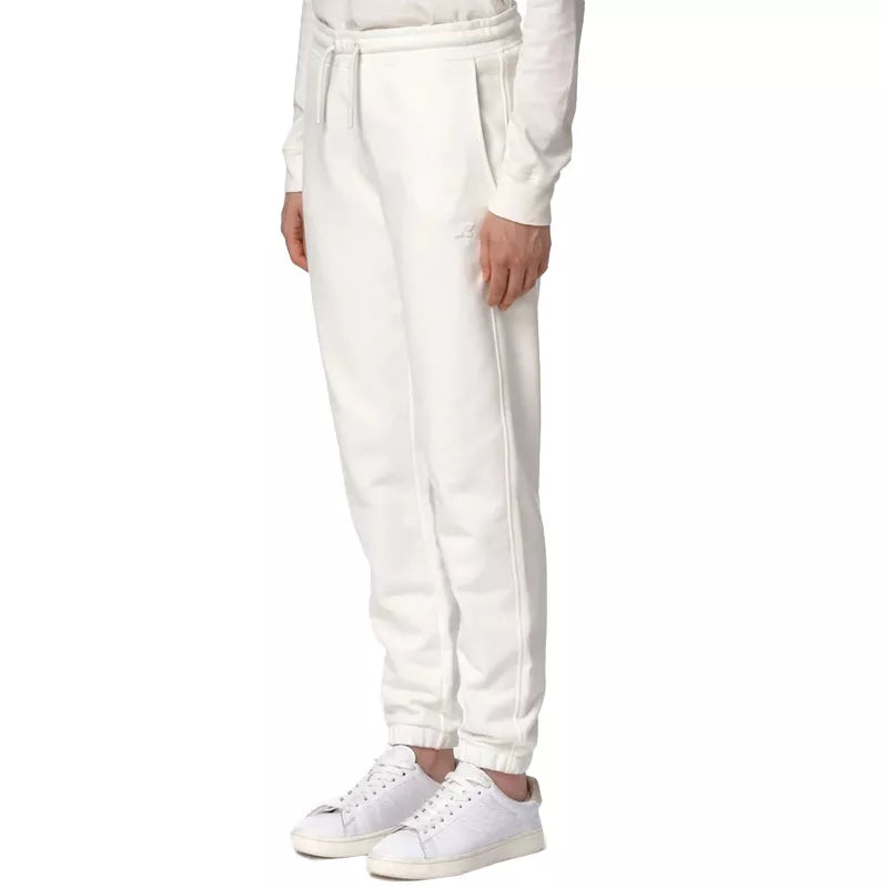 Pantalon De Survêtement K-Way Ginevrette Fleece Peach - Blanc