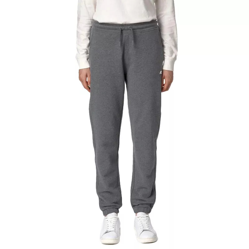 K-Way Ginevrette Fleece Tracksuit Bottoms Peach - Anthracite