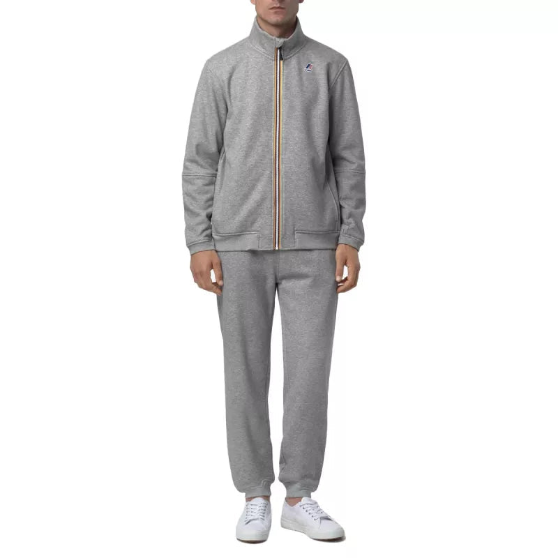 K-Way Philbert Brushed PC Jogging Bottoms - Marl Grey