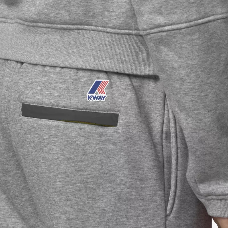 K-Way Philbert Brushed PC Jogging Bottoms - Marl Grey