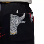 Pantalon De Survêtement Jordan Essentiel - Noir Et Rouge - Pant Homme Textile
