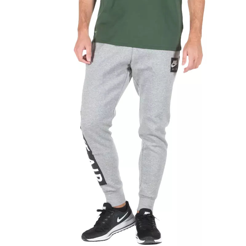 Pantalones de chándal Nike Nsw Air Flc - Gris y blanco