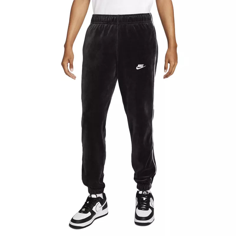 Pantalon De Survêtement Nike Nsw Club Velour - Noir/Blanc