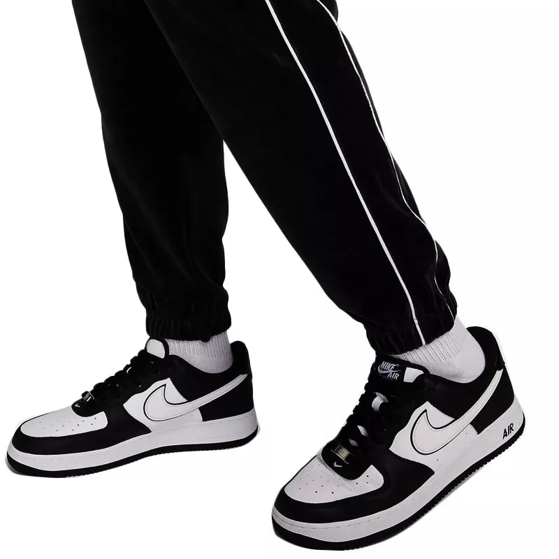 Pantalon De Survêtement Nike Nsw Club Velour - Noir/Blanc