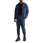 Nike PSG Tech Fleece Tracksuit Bottoms - Blue and White