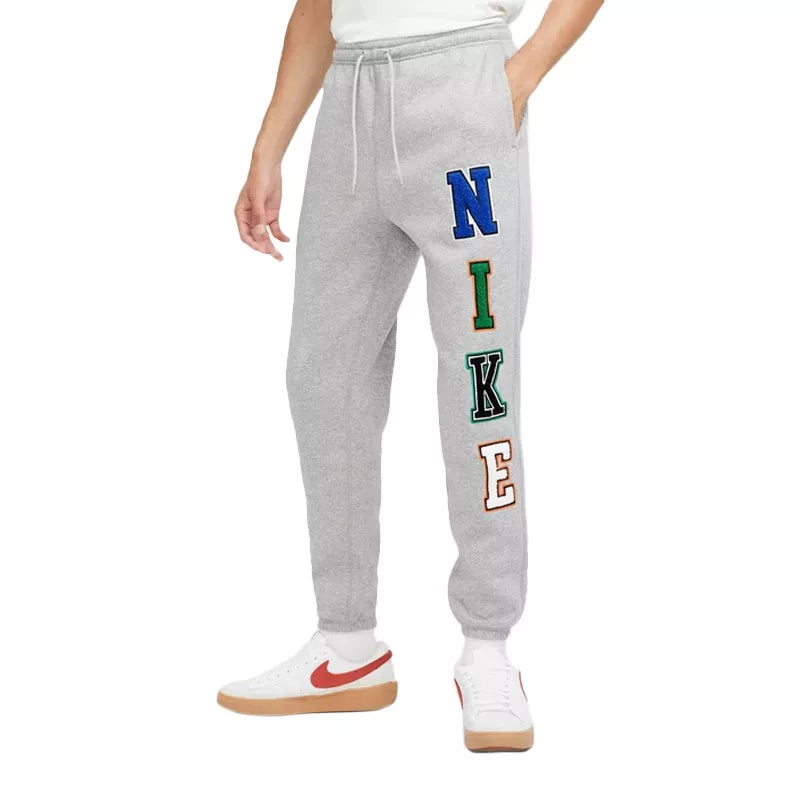 Pantalon De Survêtement Nike Sportswear Club Fleece - Gris, Bleu, Blanc.