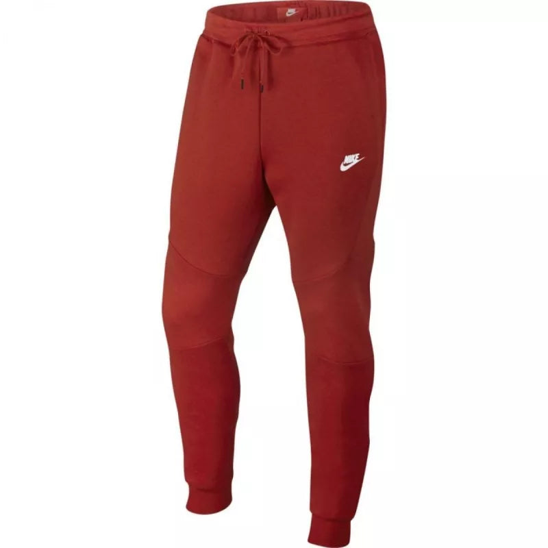 Pantalón deportivo Nike Sportswear Tech Fleece - Rojo, Blanco.