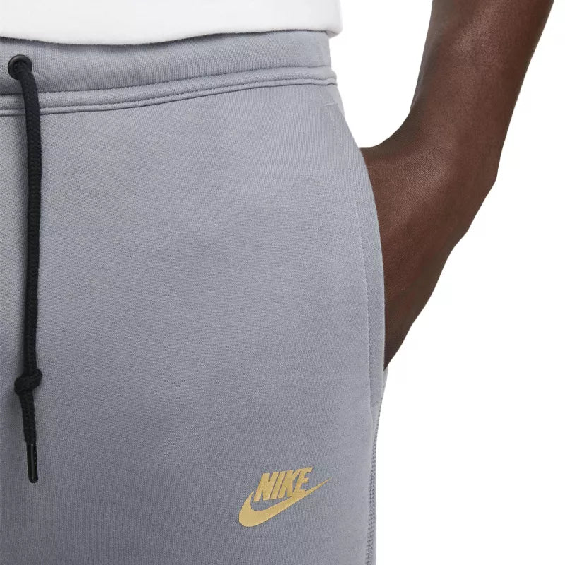 Tech Fleece Jogger Tracksuit Bottoms - Grey, Black, Gold - Textile Pants