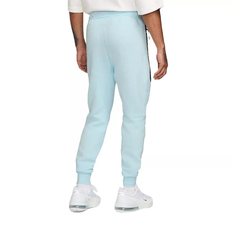 Nike Tech Fleece Jogger Tracksuit Bottoms - Sky Blue/Black