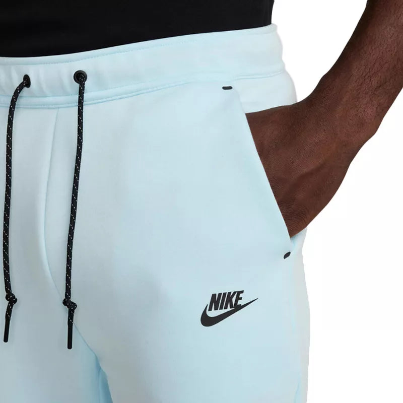 Pantalon De Survêtement Nike Tech Fleece Jogger - Bleu Ciel, Noir