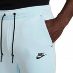 Pantalon De Survêtement Nike Tech Fleece Jogger - Bleu Ciel, Noir