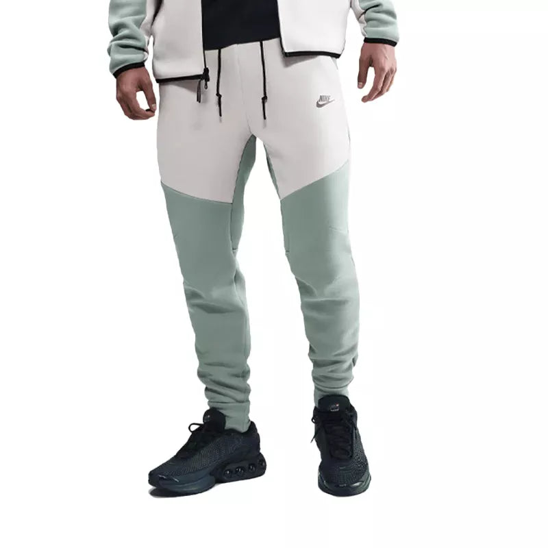 Pantalon De Survêtement Nike Tech Fleece Jogger - Verdeau / Blanc