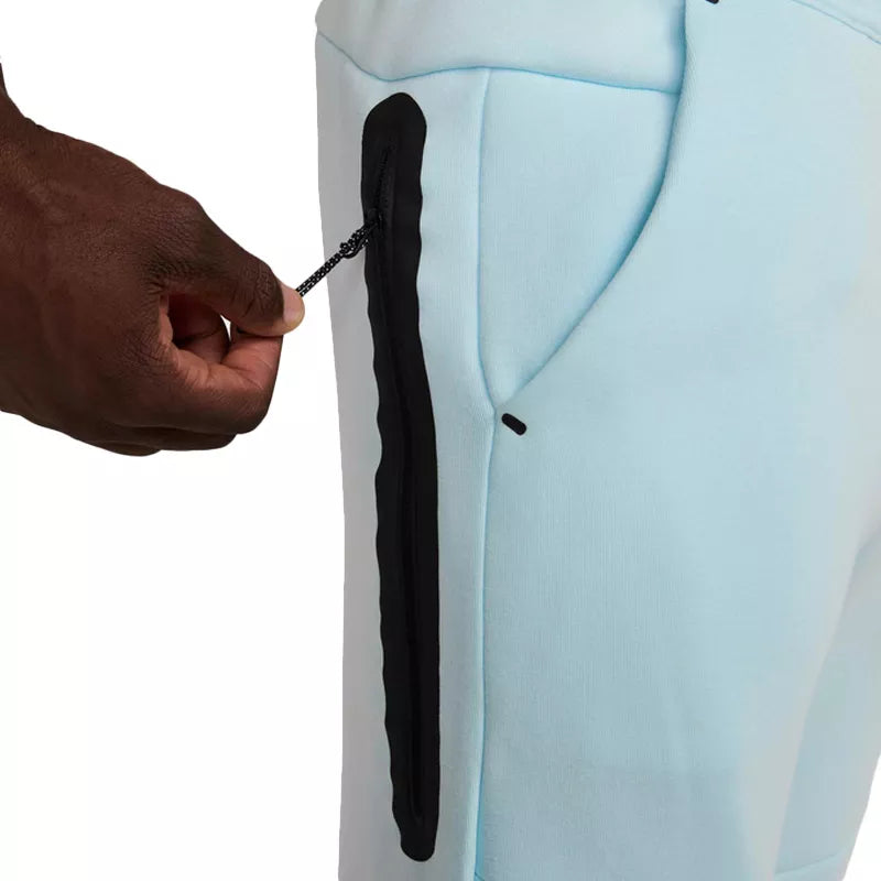 Pantalon De Survêtement Nike Tech Fleece Jogger - Bleu Ciel, Noir