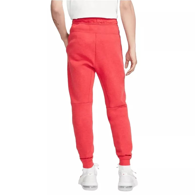 Pantalon De Survêtement Tech Fleece - Rouge, Noir. - Pant Textile