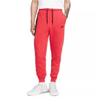 Pantalon De Survêtement Tech Fleece - Rouge, Noir. - Pant Textile