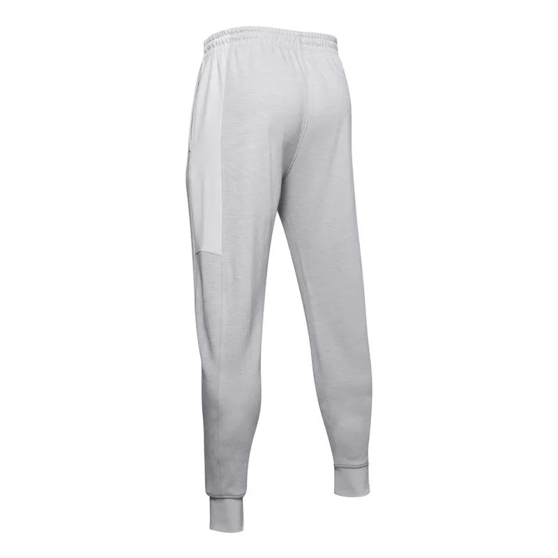 Men's Double Knit Tracksuit Bottoms - Grey