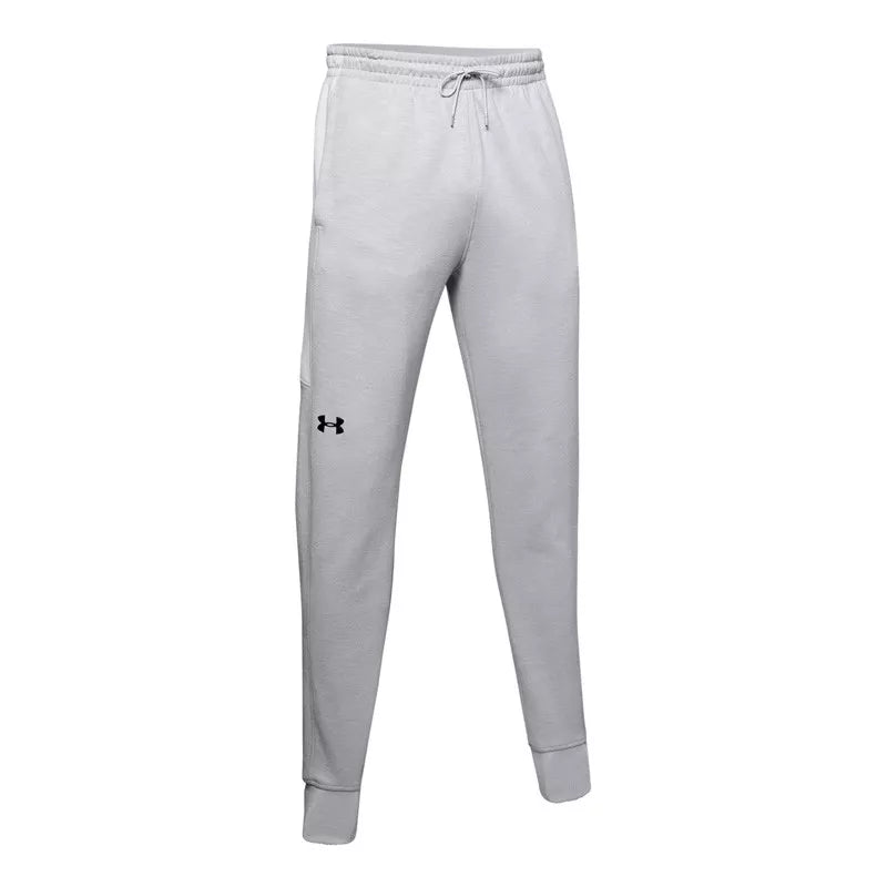 Men's Double Knit Tracksuit Bottoms - Grey